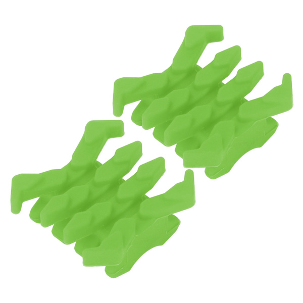 Gummi vibrationsdæmper til compoundbueben i krabbeform, grøn, 1 par