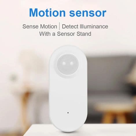 Zigbee PIR smart bevægelsessensor med belysning, høj følsomhed, realtidsdetektion, Zigbee hub påkrævet, understøtter Home Assistant, Zigbee2MQTT