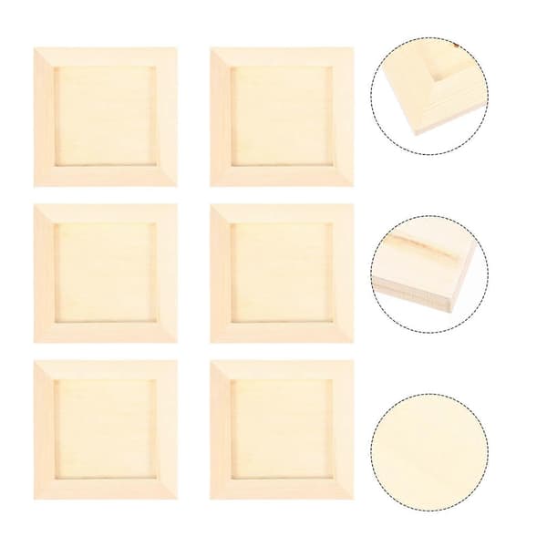 DIY Tomme Træfotorammer, Børns DIY Lerfotorammer, Boligindretning