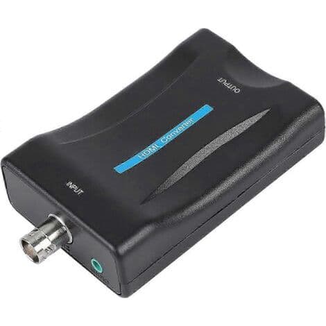 Koaksial til HDMI-adapter, BNC til HDMI-omformer for 1080p/720p TV-antenne