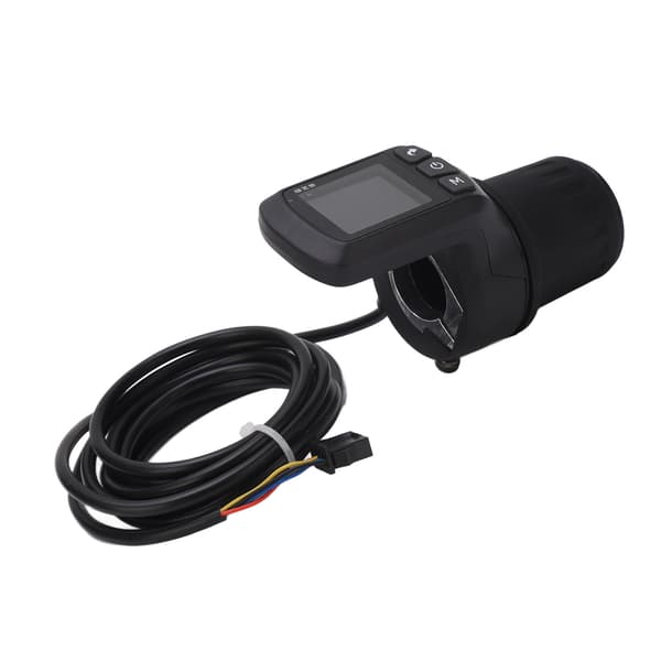 Elektrisk Cykel LCD Display Kit med Halvt Styr, 5-polet Ledning, 24V-60V Spænding, ABS