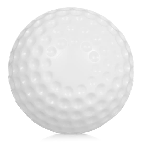 6-pack 9-tums PU-basebollar med gropar och väska för träningsmaskin