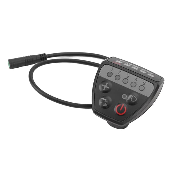 LED Display Elcykel Controller 24v 36v 48v Vandafvisende 5 Pin Kompakt ABS
