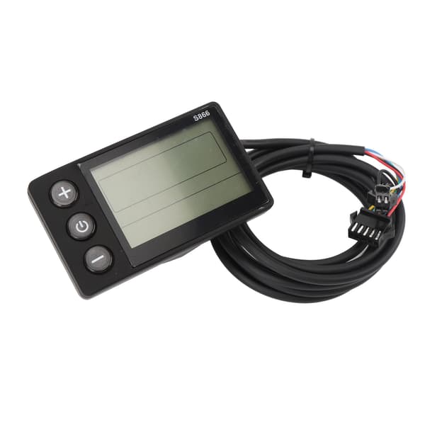 LCD-kontrolpanel til el-løbehjul med 6-bens SM-stik til 22,2 mm styr S866