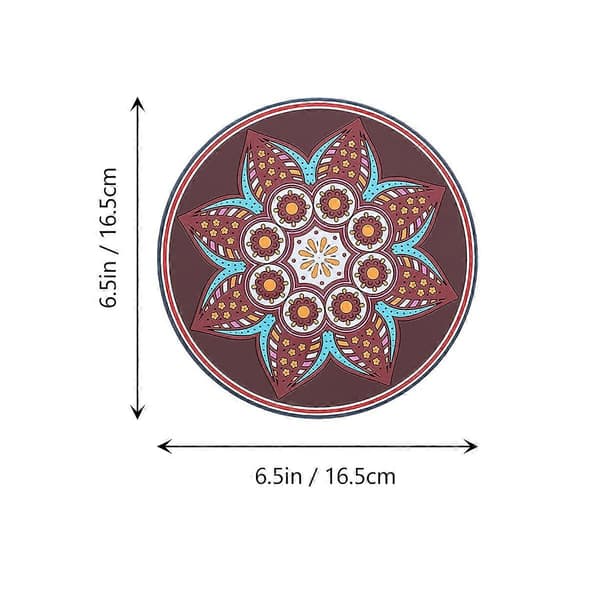 Silikonunderlagssett for varmeisolering 3 stk sklisikre bordmatter