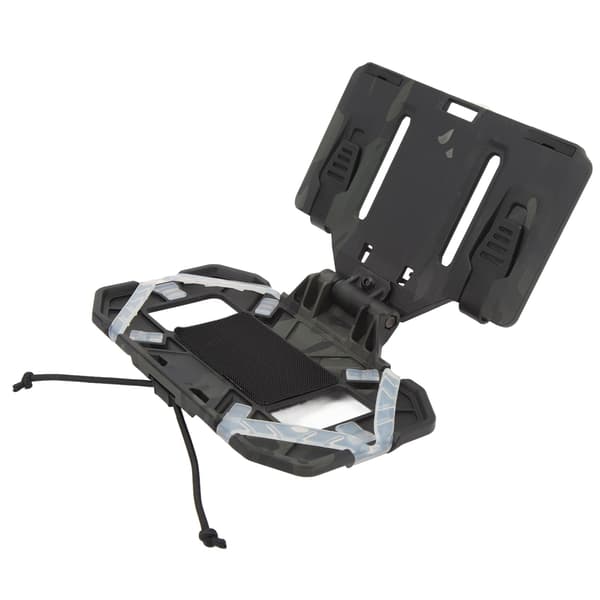 Multifunktionel foldbar nylon silikone vest telefonholder til MOLLE træning, sort, CP