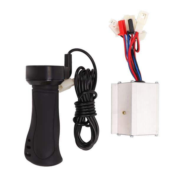 12V 250W hastighetsregulator med borstar och vridgrepp för elcykel, trehjuling, motorcykel