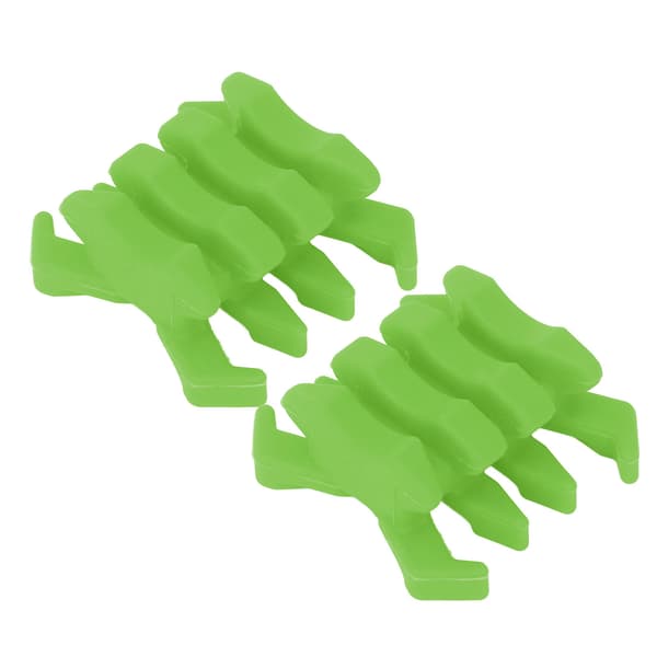 Vibrationsdämpare i gummi för compoundbågsben i krabbform, grön, 1 par