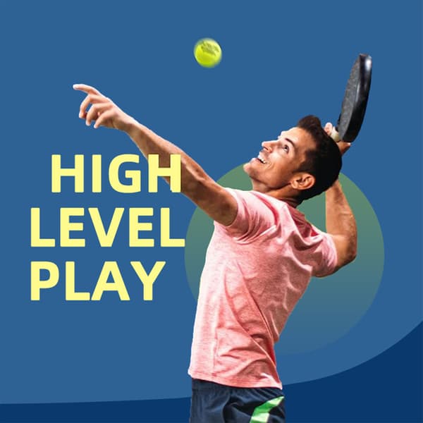 Padelbollar, 3 enheter, högt studs, för träning och professionella turneringar