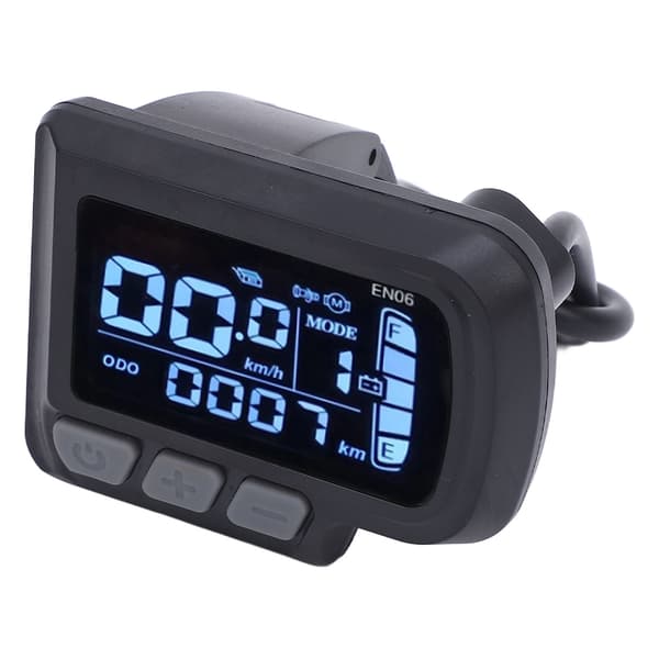 LCD-panel til 24-48V el-løbehjul med 6-bens vandtæt USB-stik LCD-EN06