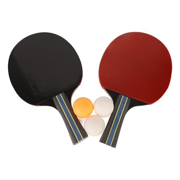 REGAIL Bordtennisbat sæt med 2 bat, 3 bolde og bæretaske - Blå