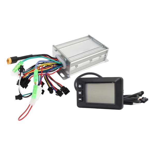 Elektrisk cykel børsteløs motorcontroller-sæt 36V 48V 60V 350W 450W med LCD-display til scooter