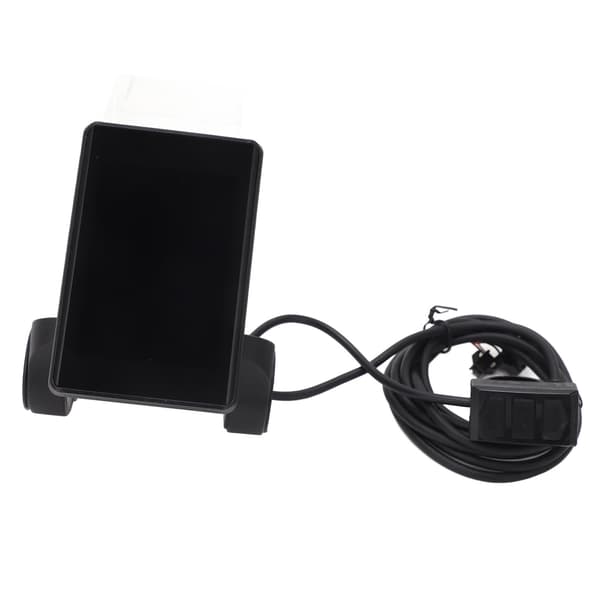 LCD-display til 24V 36V 48V 60V elcykel med forlygteinterface, ABS-materiale