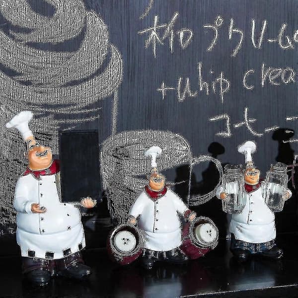 Kreativ flaskeåbner, kokkefigurer med øloplukker
