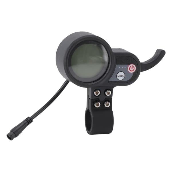 LCD-displaypanel til 36-60V elektrisk scooter ABS blå skærm med vandtæt 6-bens stik til 10-tommer scootere