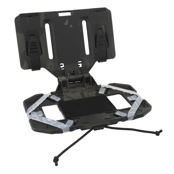 Multifunktionel foldbar nylon silikone vest telefonholder til MOLLE træning, sort, CP