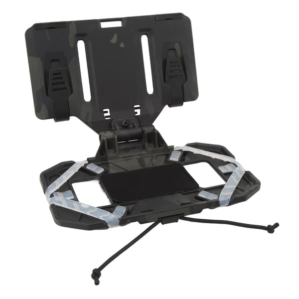 Multifunktionell vikbar nylon silikon väst telefonhållare för MOLLE träning, svart, CP