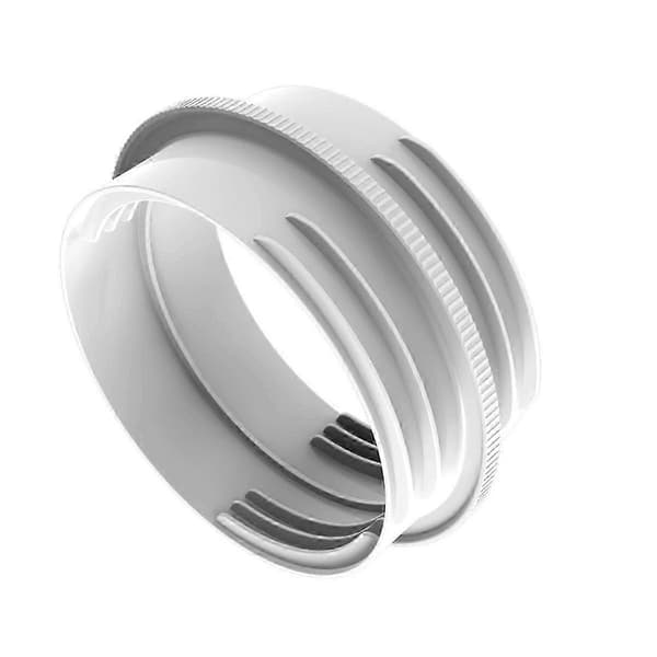 Universal fitting til 13/15 cm udstødningsrør, velegnet til forlængelse af ventilationsrør til aircondition.