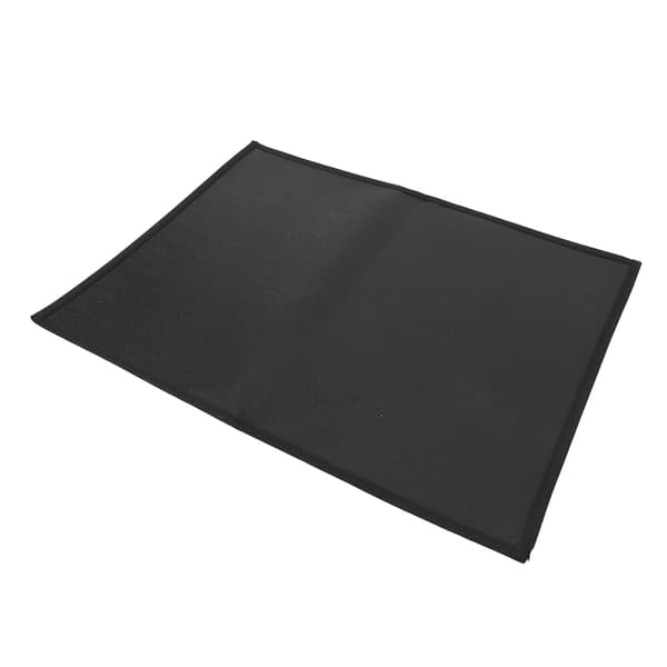Brandsikker glasfibermåtte, varmebestandig, til udendørs grill og bål, 105x60cm