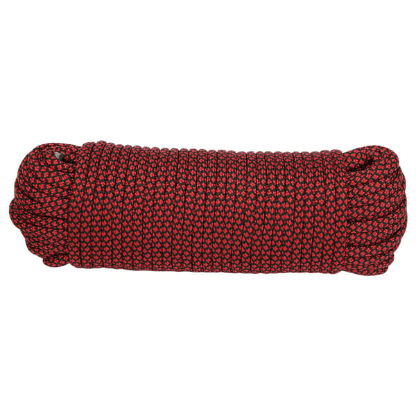 Paracord 9 kärnor 20M röd för camping, överlevnad, vävning, tält
