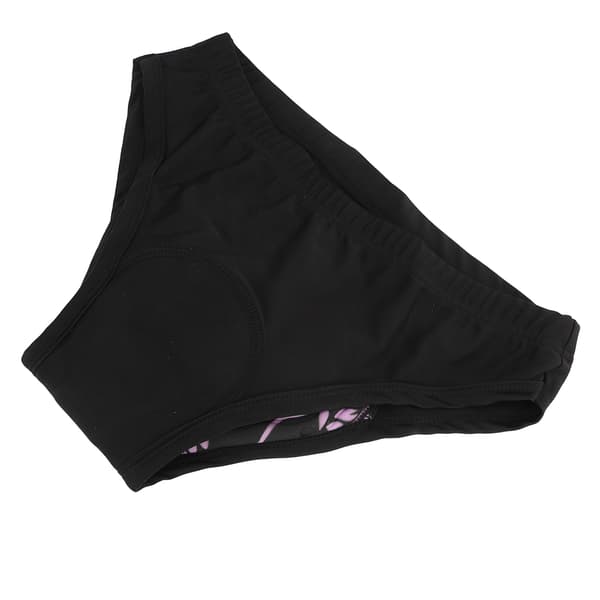 Cykelshorts til kvinder med 3D-polstring, åndbare, hurtigtørrende, sorte, XL