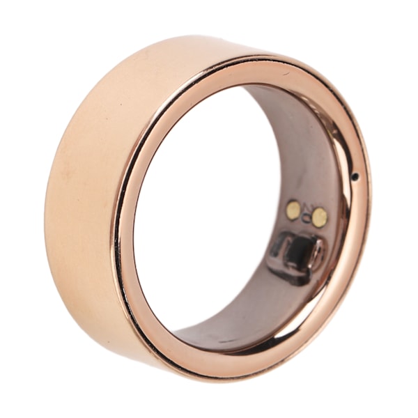 Smart helsering IP68 rustfritt stål rosegull søvnmonitor temperatur Bluetooth oppladbar