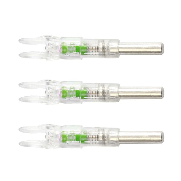 Belyst pilspets 3-pack 4,5 cm 6,2 mm LED PE Automatisk pilbågetillbehör