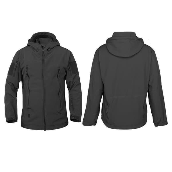 Soft Shell Polyesterjacka för utomhussport, varm, kamouflage, XXXL