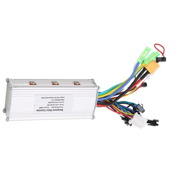 Børsteløs Controller 36V 48V 500W 28A til Elcykelmotor med Aluminiumslegeringshus