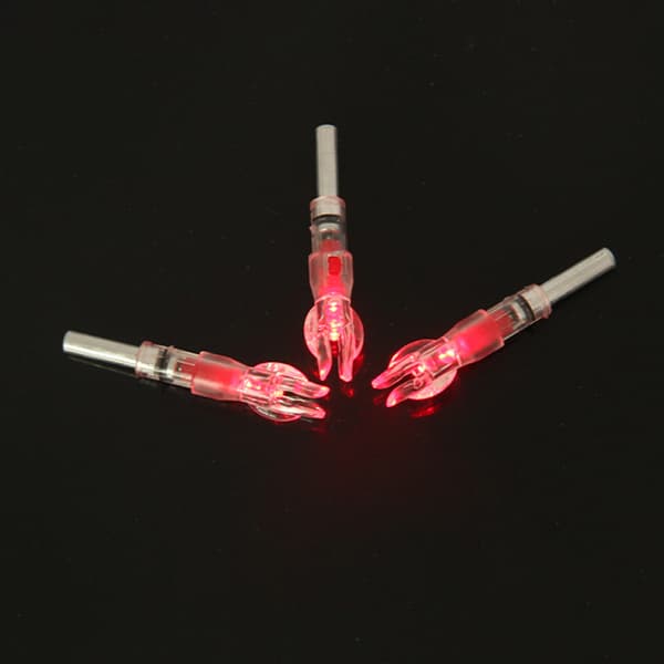 Belysta pilnockar 3-pack 4,5 cm LED PE Automatiska pilbågetillbehör