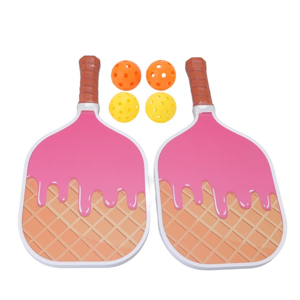 Pickleball-sæt med honeycomb-glasfiberkerne, letvægts og behageligt greb