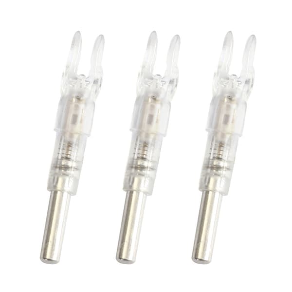 Oplyst natlys buespids 3-pak 4,5 cm 6,2 mm LED PE automatiske bue- og pil tilbehør