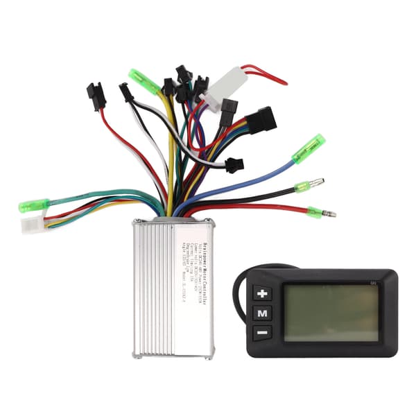 Elektrisk cykel børsteløs motorcontroller-sæt med LCD-display 24-48V 250W 350W