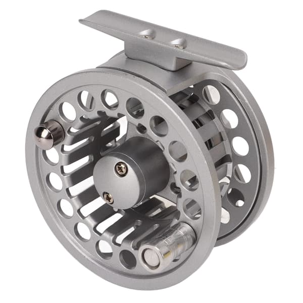 Flugfiskerulle 3/4 Helmetall Aluminium CNC Silver 75mm 184g 5kg