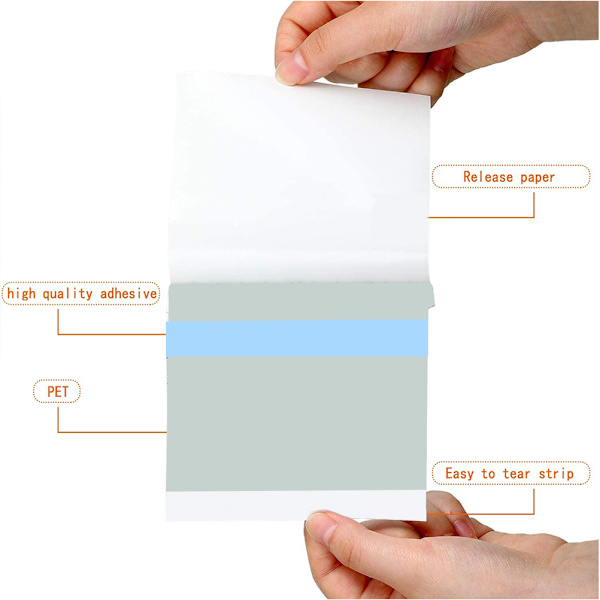 Transparent elastisk vattentät tejp 10M klippbar för hud