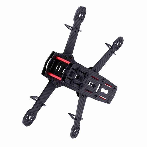 FPV Quadcopter Drone Ram Kit 250MM Kolfiber för QAV250 RC Tillbehör