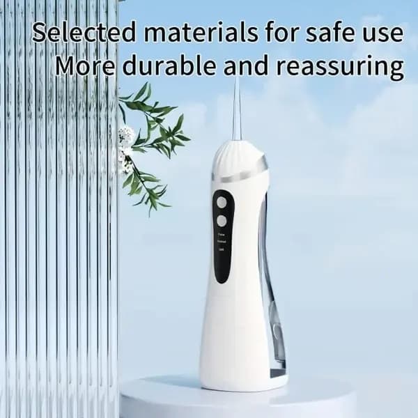 Professionel Vandflosser – 4 Dyser, 3 Intense Rengøringstilstande, USB-opladning & Bærbar...