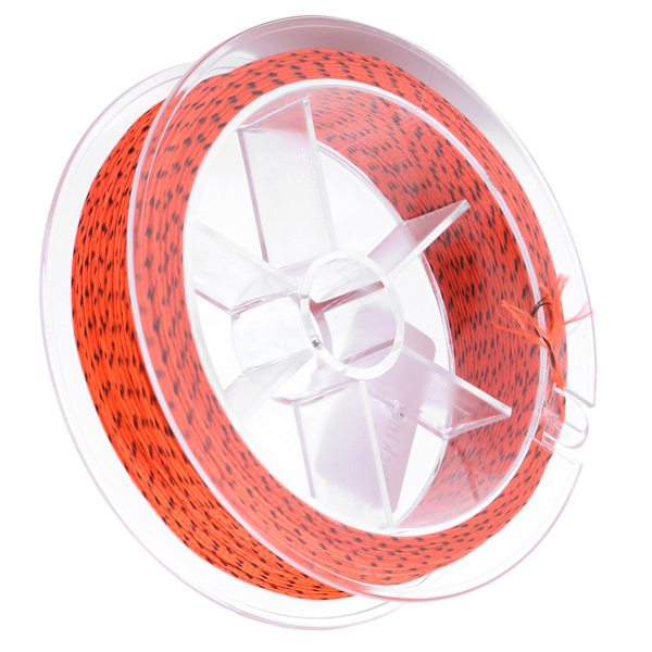 Voksfri Fluefiskeri Trimline 30LB 50m i Orange/Sort Polyester