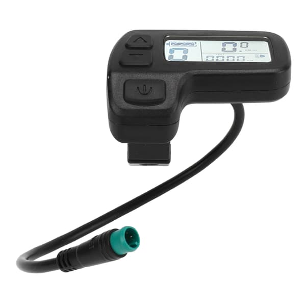 Universal 24V, 36V og 48V Elcykel LCD Display med Speedometer og Datamåler