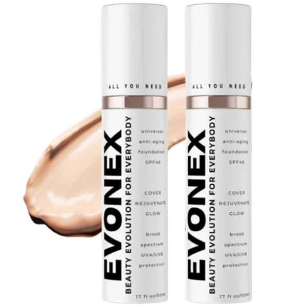 Anti-aging foundation essence, 2-i-1 korrektor, indeholder SPF.