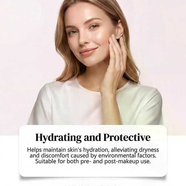 Lysnende base SPF50, fugtgivende formel, langvarig makeup-effekt, talgkontrol og hydrering.