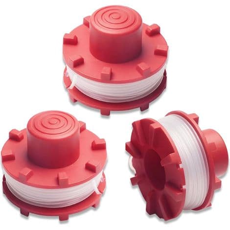 Kompatibel med Einhell GE-CT 36/30Li udskiftnings-trimmerlinjespoler, 8m længde, 2mm diameter, nylonspoler (RZ-EIN-3-NEW)