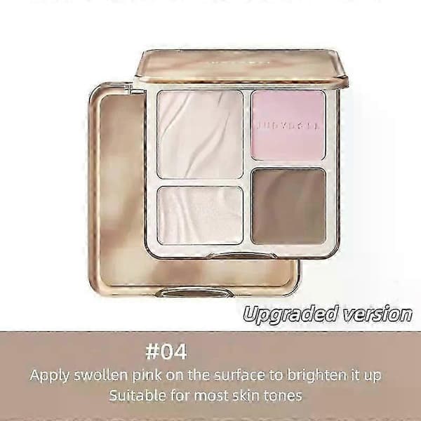 Judydoll Highlighter & Contour Bronze Palette - Naturlig Makeup