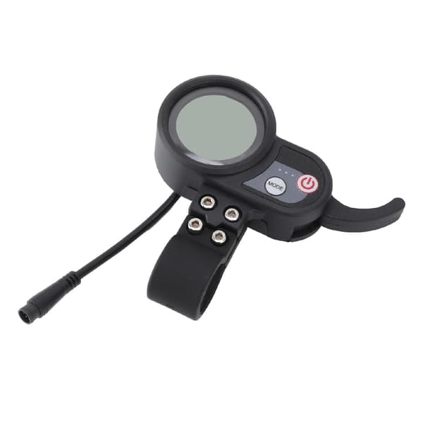 LCD-displaypanel til 36-60V elektrisk scooter ABS blå skærm med vandtæt 6-bens stik til 10-tommer scootere