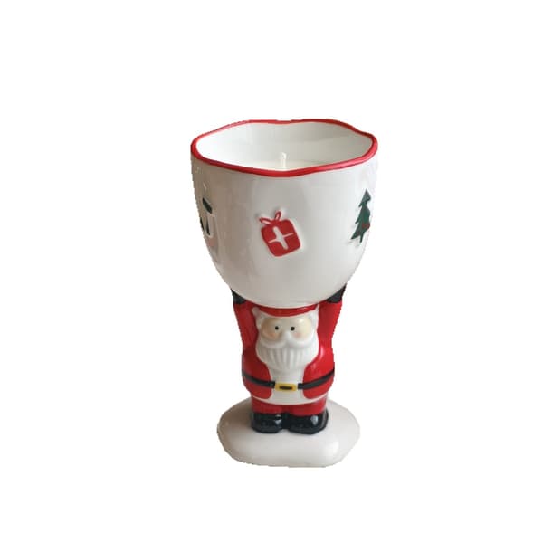 Jul Ljus Presentförpackning: Tomte & Snögubbe Doftande Fest – [Julfest]: Jultomten