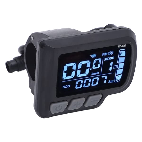 LCD-panel för 24-48V elscooter med 6-stifts vattentät USB-kontakt LCD-EN06