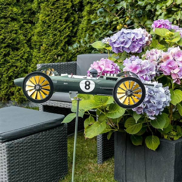 Hageracingvindmølle, hageroterende dekorativ vindmølle, hagevindmølle