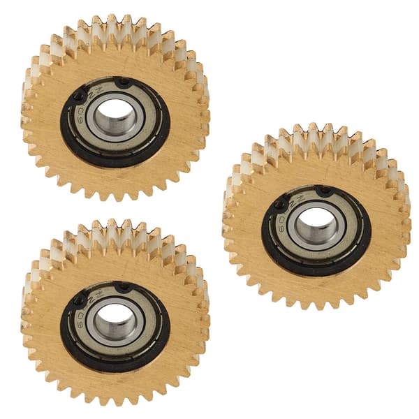 3 st elcykelmotorväxlar 36D 38mm koppar lättvikt för skoter