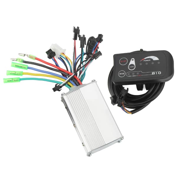 24V 250W 350W Børsteløs Motorcontroller med LED-panel til Cykler og El-løbehjul