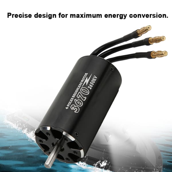 3670 2650KV børsteløs motor til RC-båd SURPASS HOBBY 5,0 mm aksel RC-tilbehør